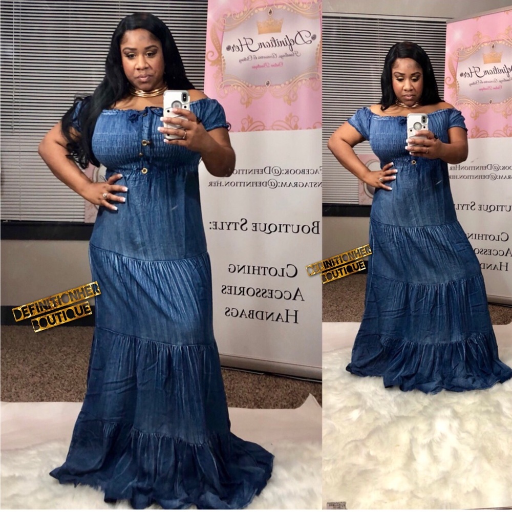 💙Denim Maxi Dress💙